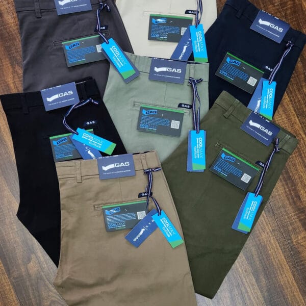 Poly Cotton Men Track Pants, Solid