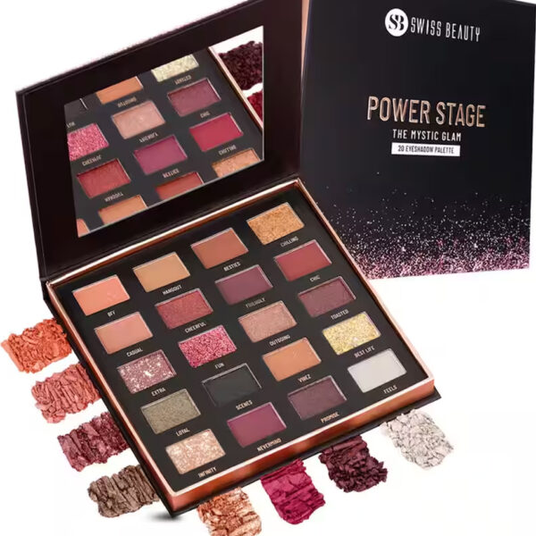Swiss Beauty Power Stage Eyeshadow Palette - Mystic Glam (25 g)