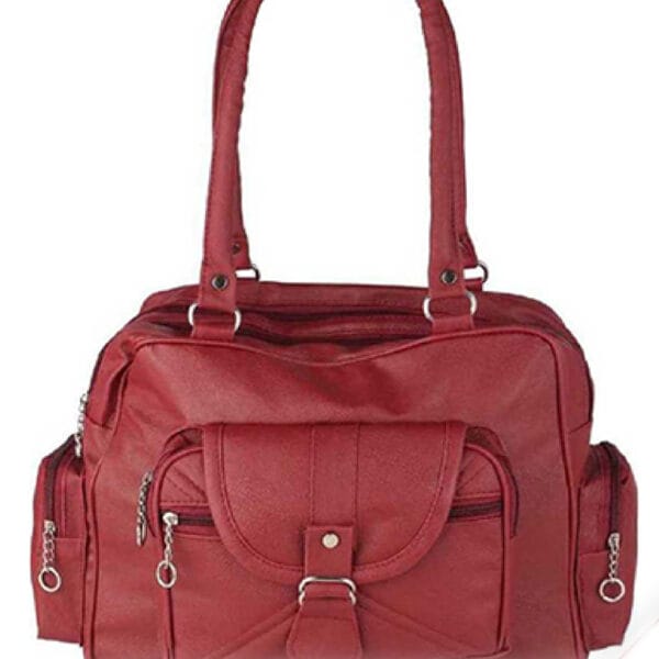 NARIOX Women's D pocket Maroon Shoulder handbag