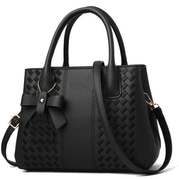 Women Handbags PU Leather Totes Bag Top-handle Embroidery Crossbody Shoulder Bag