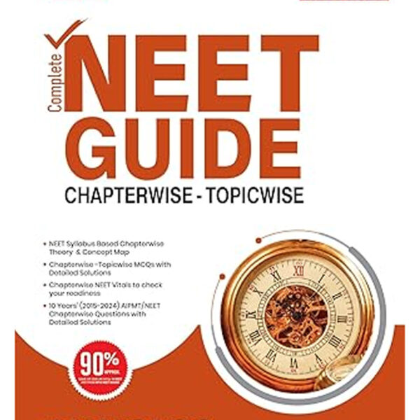 MTG Complete NEET Guide Physics Book For 2025 Exam - NEET Rationalised Syllabus Based Chapterwise Theory & Concept Map | 10 Years Chapterwise Questions (PYQs) with Detailed Solutions [Paperback] MTG Editorial Board