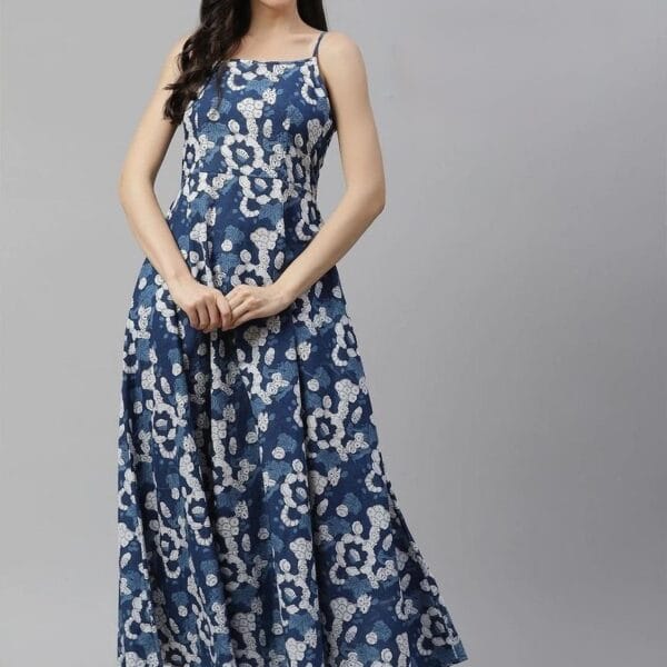 Women's Blue Long Dress