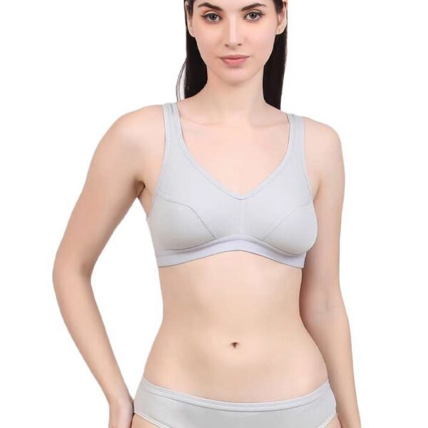 Fancy Non-padded Bra+Panty set for Women