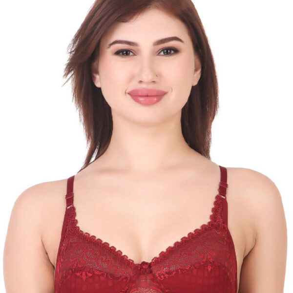 Women's Cotton Full Coverage Non-Padded Comfort Anti Bacterial Bra-Pack