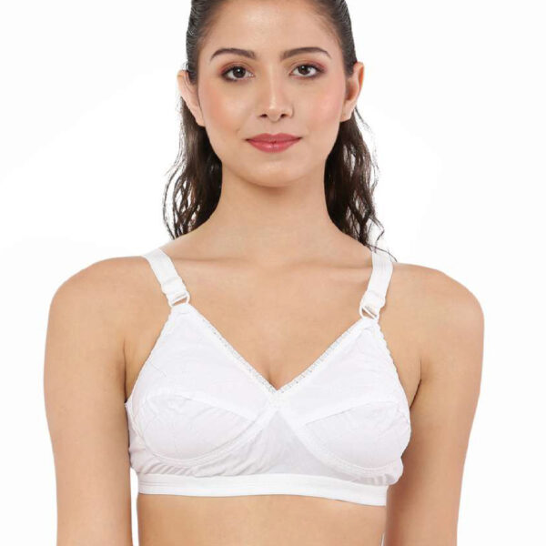 Women's Non-Wired Cotton Push-Up Non Padded Latest Stylish Bra