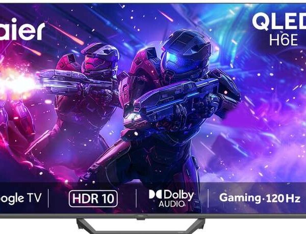 Haier H6E 108 cm (43 inch) QLED Ultra HD (4K) Smart Google TV 2025 Edition
