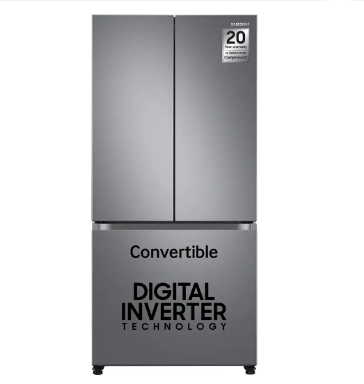 SAMSUNG 550 L Frost Free French Door Bottom Mount Convertible Refrigerator with Digital Inverter
