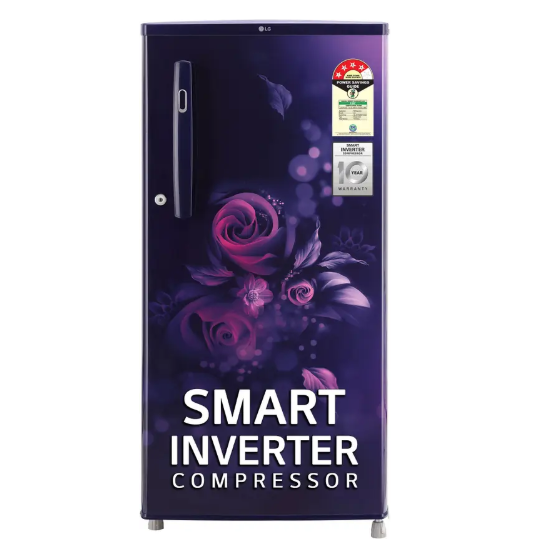LG 185 L Direct Cool Single Door 4 Star Refrigerator with Smart Inverter Compressor