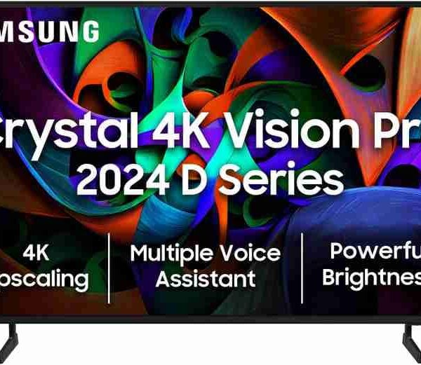 SAMSUNG Crystal 4K Vision Pro 138 cm (55 inch) Ultra HD (4K) LED Smart Tizen TV with Bright Vision